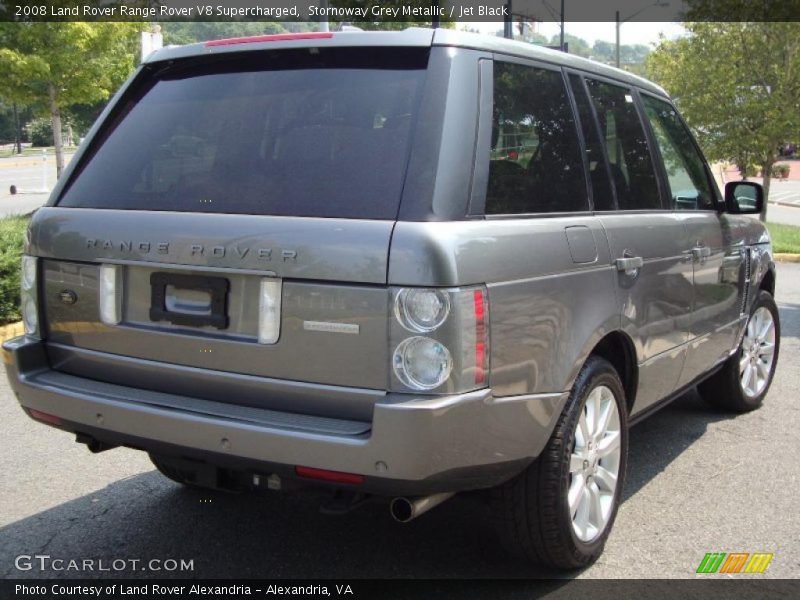 Stornoway Grey Metallic / Jet Black 2008 Land Rover Range Rover V8 Supercharged
