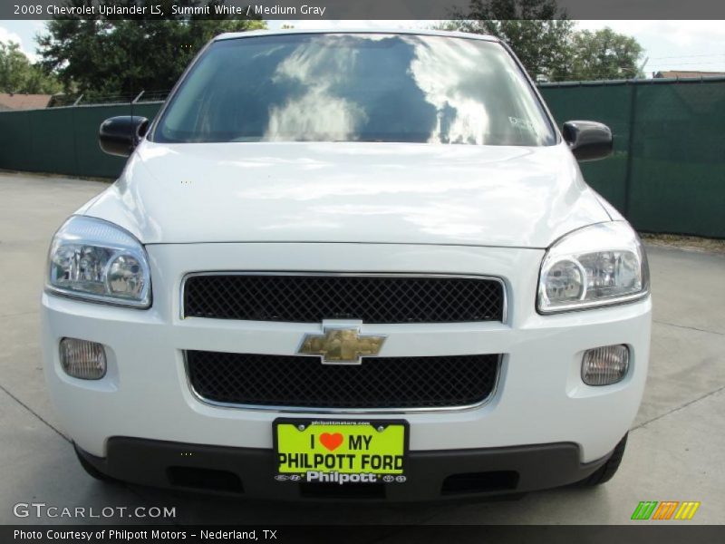 Summit White / Medium Gray 2008 Chevrolet Uplander LS