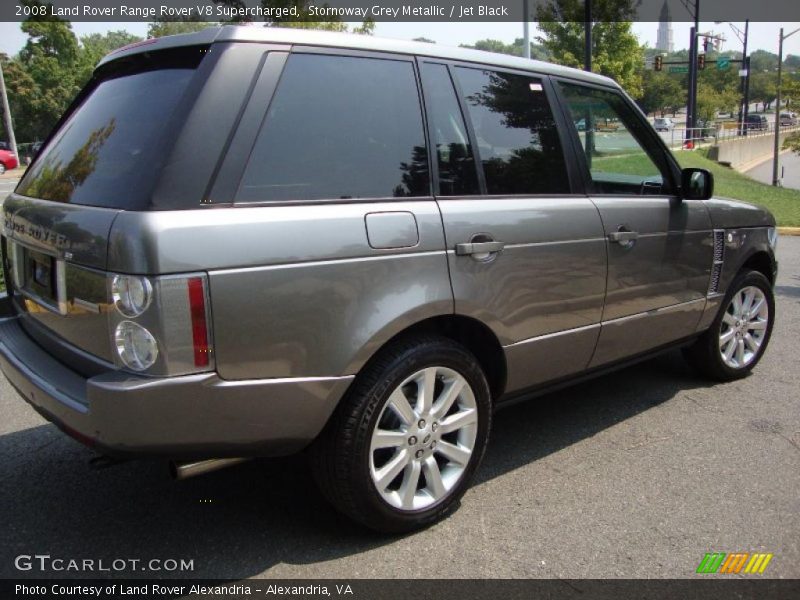 Stornoway Grey Metallic / Jet Black 2008 Land Rover Range Rover V8 Supercharged