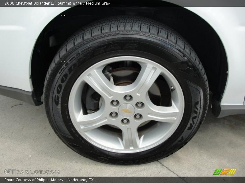 Summit White / Medium Gray 2008 Chevrolet Uplander LS