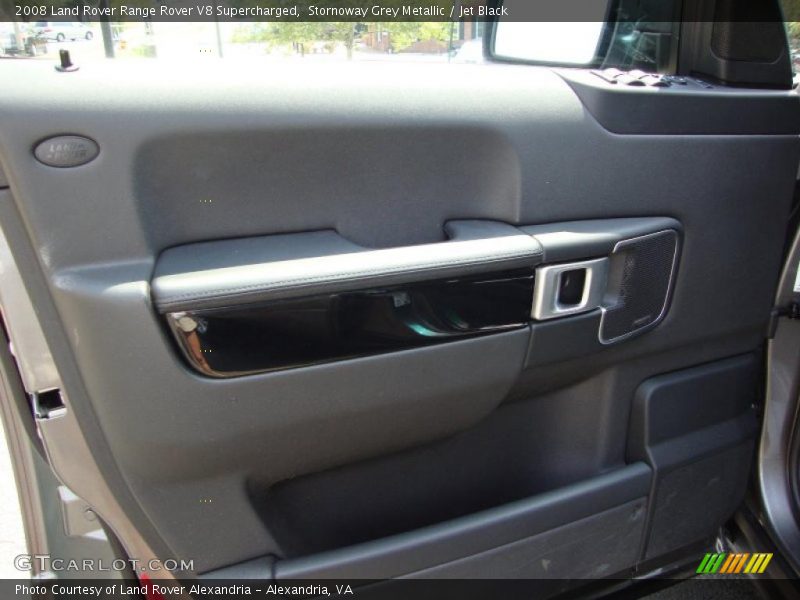 Stornoway Grey Metallic / Jet Black 2008 Land Rover Range Rover V8 Supercharged