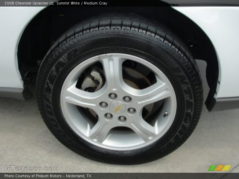 Summit White / Medium Gray 2008 Chevrolet Uplander LS
