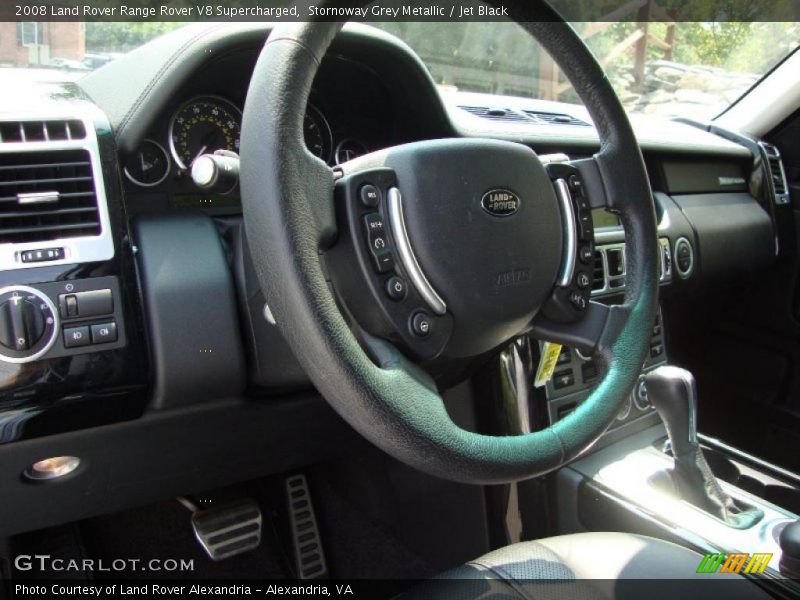 Stornoway Grey Metallic / Jet Black 2008 Land Rover Range Rover V8 Supercharged
