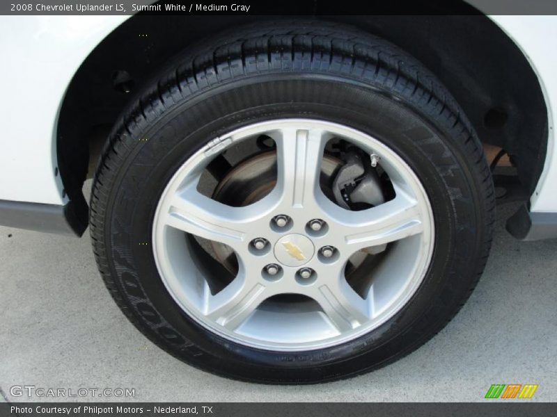 Summit White / Medium Gray 2008 Chevrolet Uplander LS