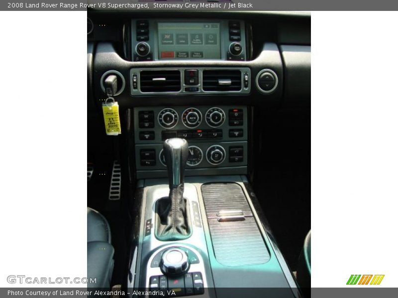 Stornoway Grey Metallic / Jet Black 2008 Land Rover Range Rover V8 Supercharged