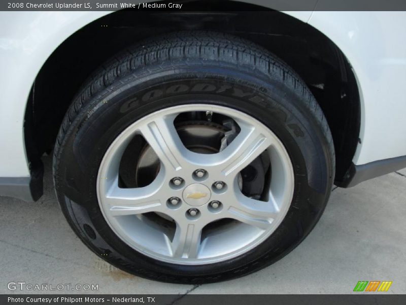 Summit White / Medium Gray 2008 Chevrolet Uplander LS