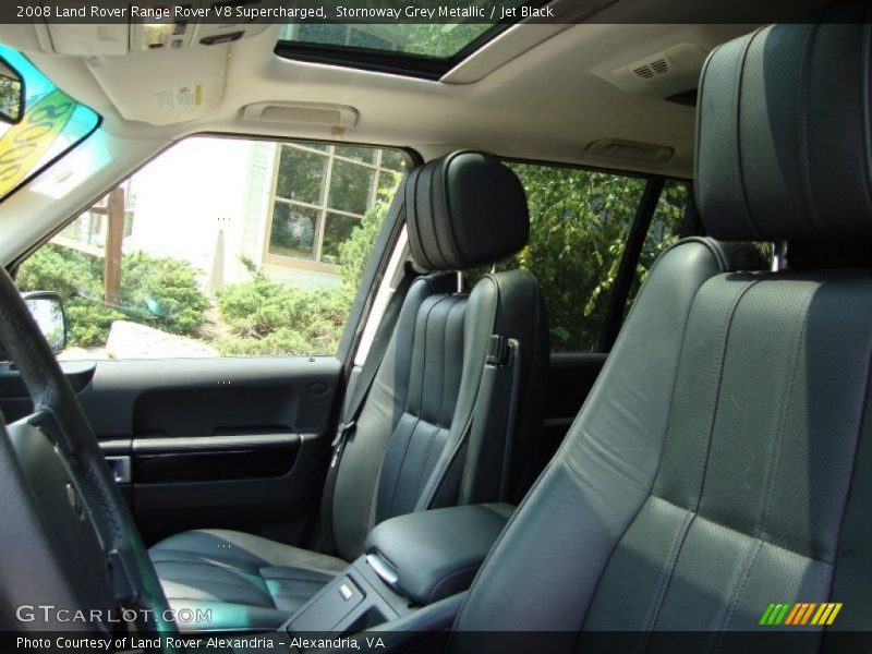 Stornoway Grey Metallic / Jet Black 2008 Land Rover Range Rover V8 Supercharged