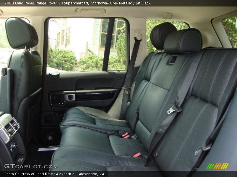 Stornoway Grey Metallic / Jet Black 2008 Land Rover Range Rover V8 Supercharged