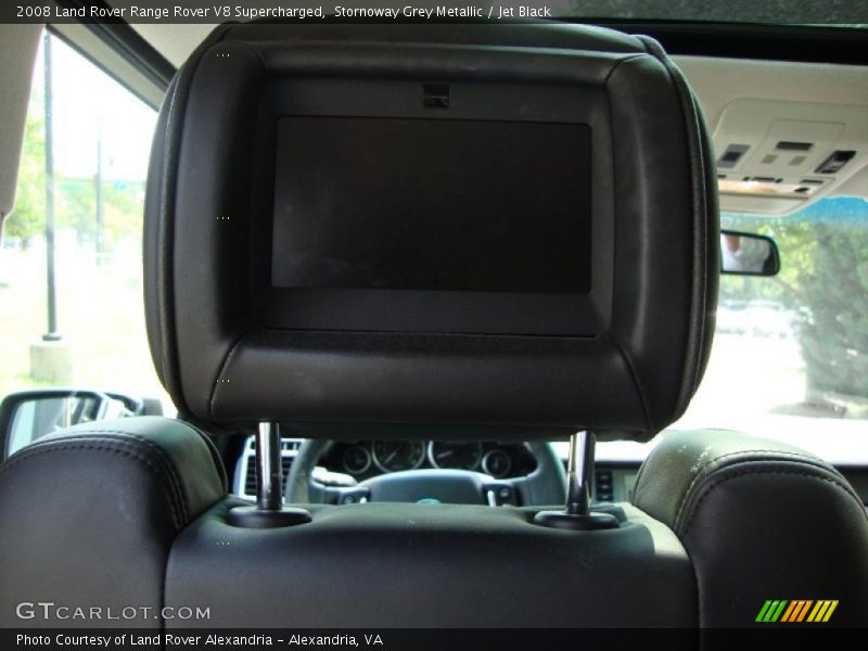 Stornoway Grey Metallic / Jet Black 2008 Land Rover Range Rover V8 Supercharged