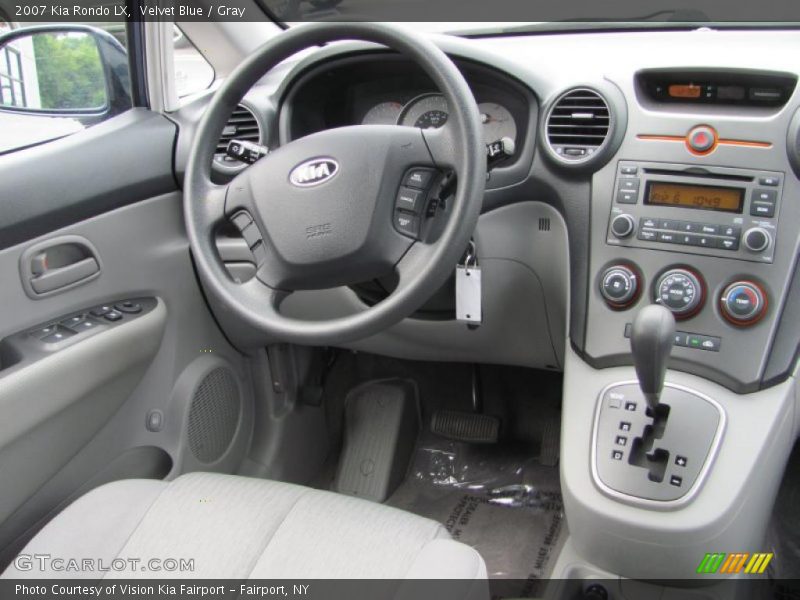 Velvet Blue / Gray 2007 Kia Rondo LX