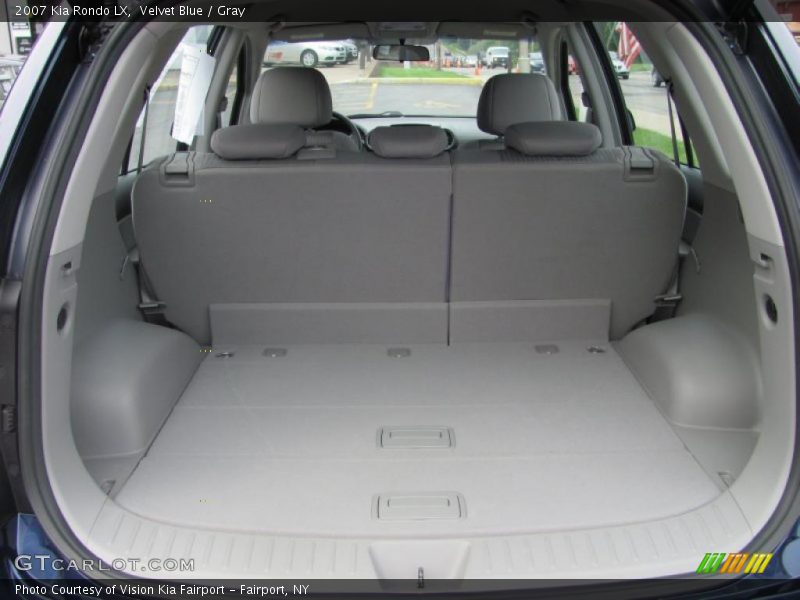 Velvet Blue / Gray 2007 Kia Rondo LX