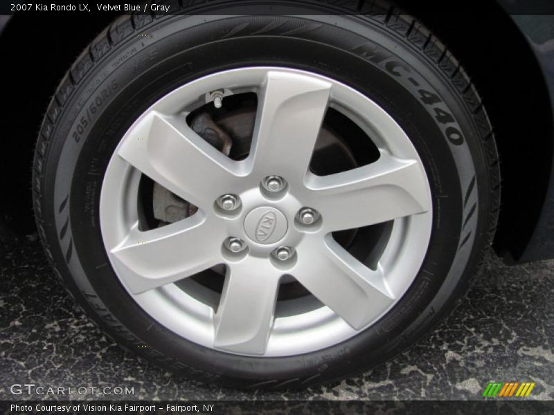 Velvet Blue / Gray 2007 Kia Rondo LX