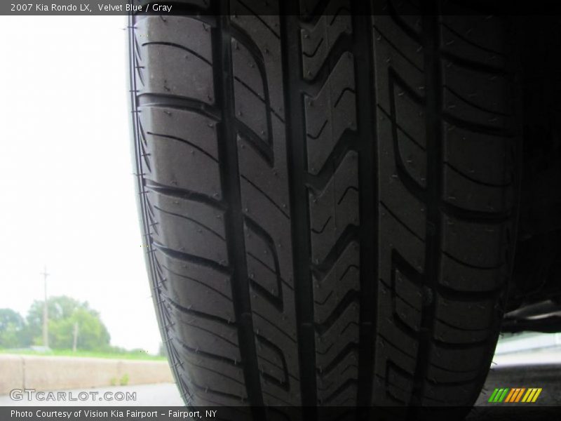 Velvet Blue / Gray 2007 Kia Rondo LX