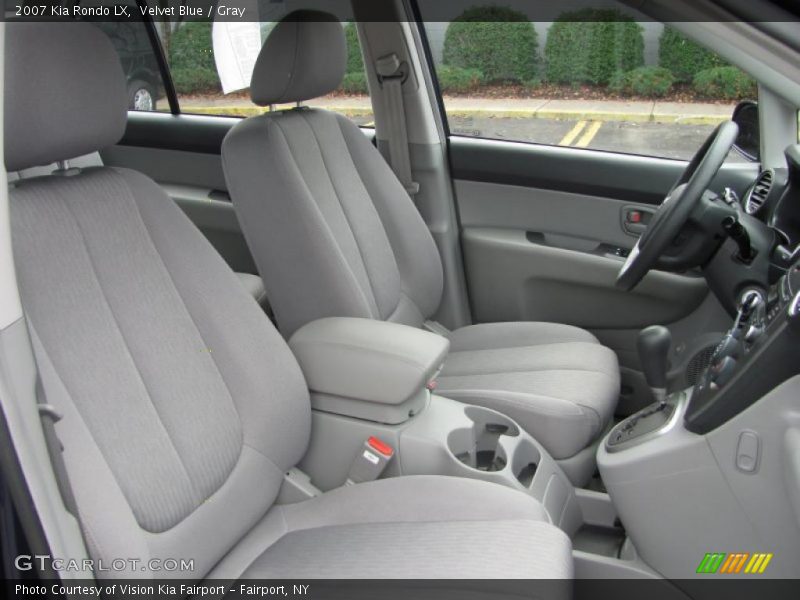 Velvet Blue / Gray 2007 Kia Rondo LX