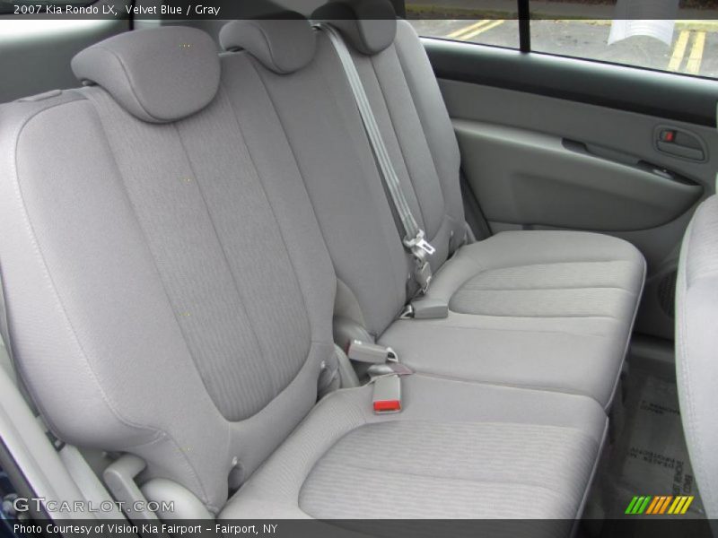 Velvet Blue / Gray 2007 Kia Rondo LX
