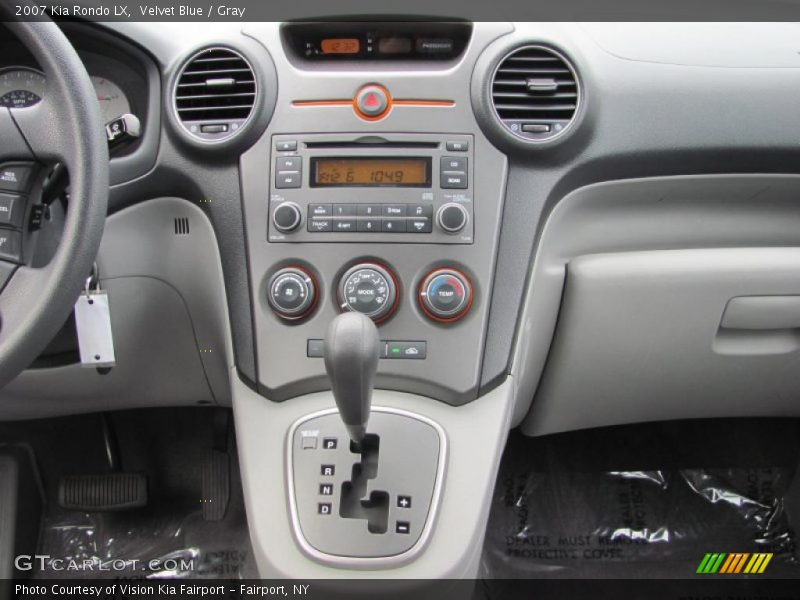 Velvet Blue / Gray 2007 Kia Rondo LX