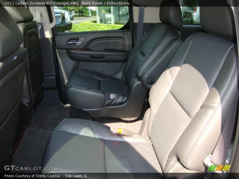 Black Raven / Ebony/Ebony 2011 Cadillac Escalade ESV Premium AWD