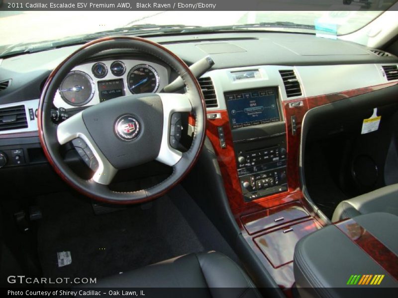 Black Raven / Ebony/Ebony 2011 Cadillac Escalade ESV Premium AWD