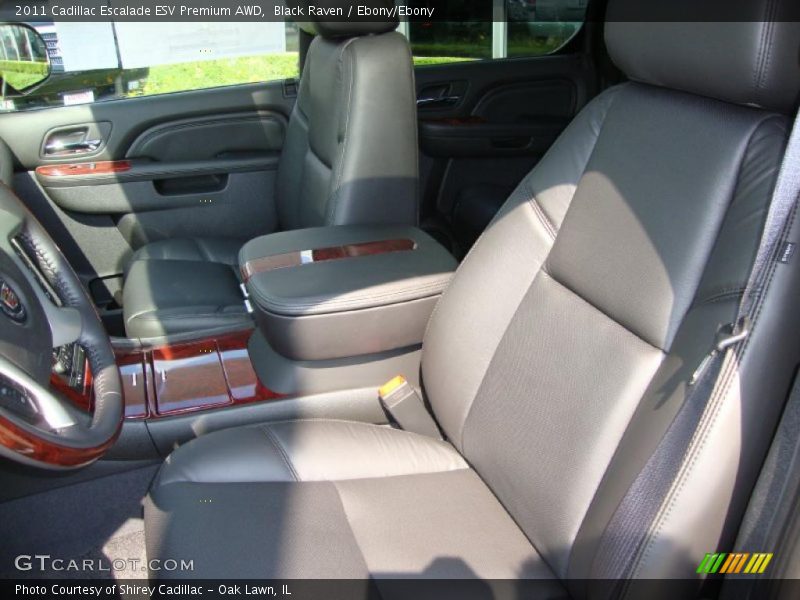 Black Raven / Ebony/Ebony 2011 Cadillac Escalade ESV Premium AWD