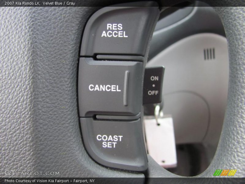 Velvet Blue / Gray 2007 Kia Rondo LX