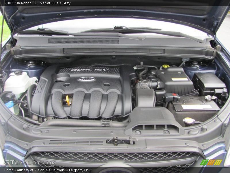 Velvet Blue / Gray 2007 Kia Rondo LX