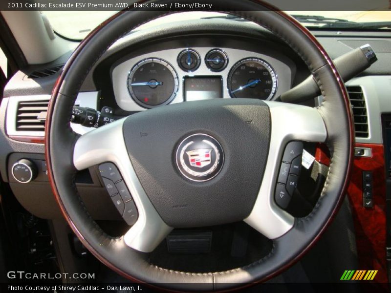 Black Raven / Ebony/Ebony 2011 Cadillac Escalade ESV Premium AWD