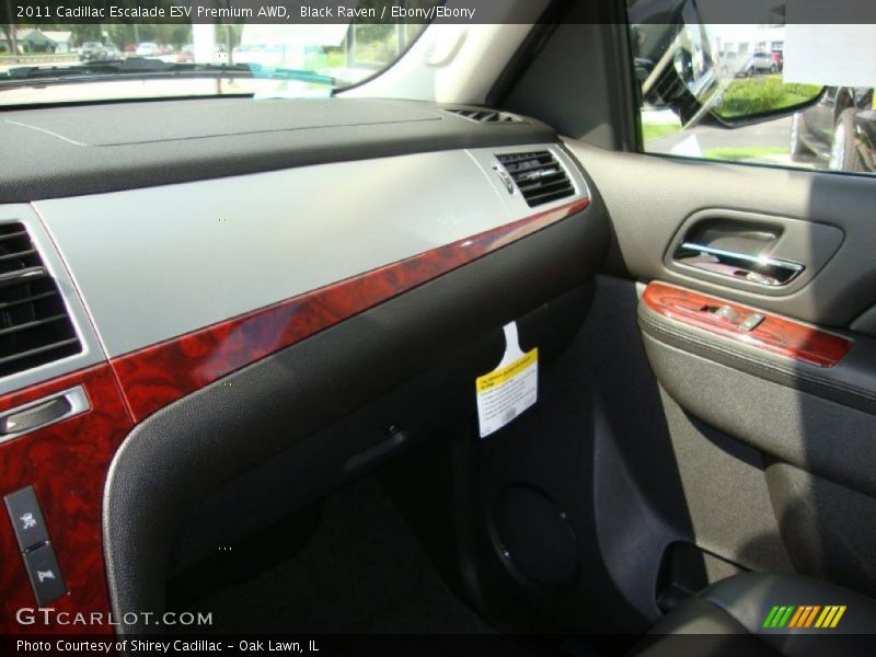 Black Raven / Ebony/Ebony 2011 Cadillac Escalade ESV Premium AWD