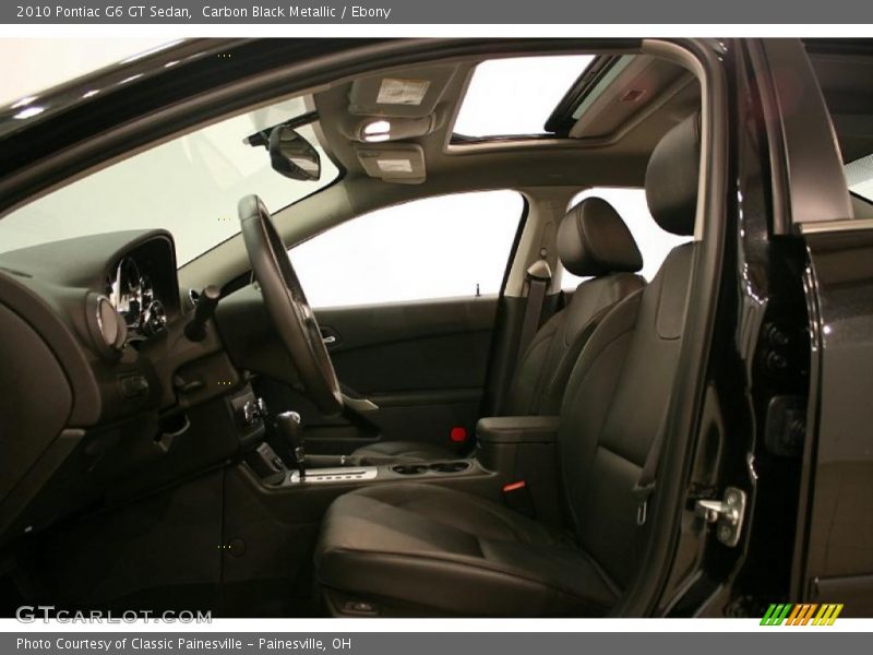 Carbon Black Metallic / Ebony 2010 Pontiac G6 GT Sedan