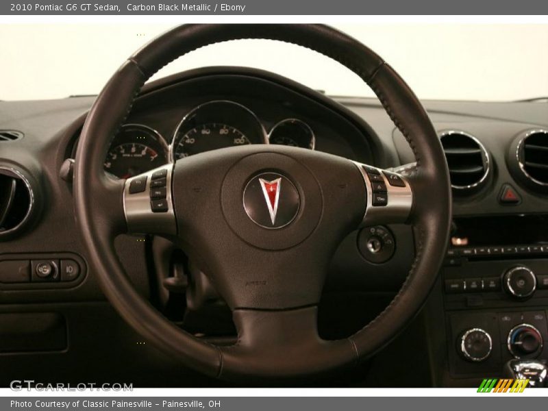 Carbon Black Metallic / Ebony 2010 Pontiac G6 GT Sedan