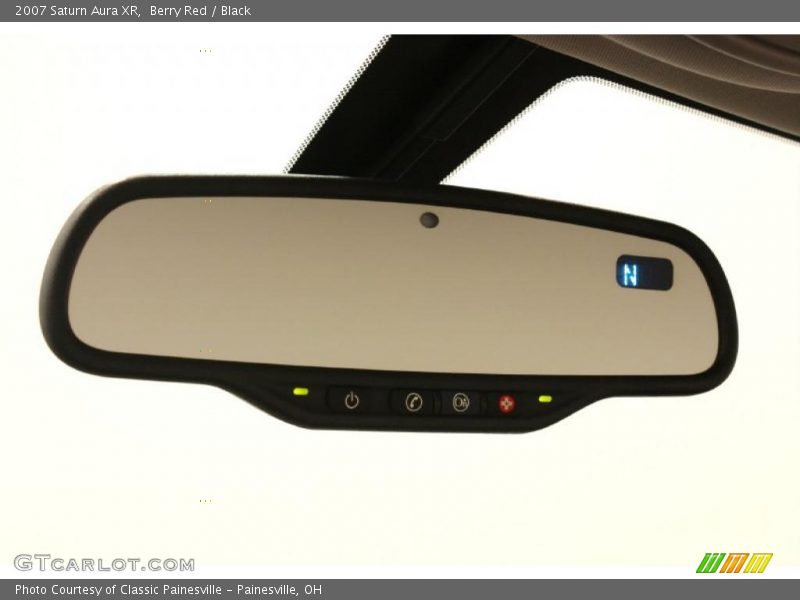 Berry Red / Black 2007 Saturn Aura XR