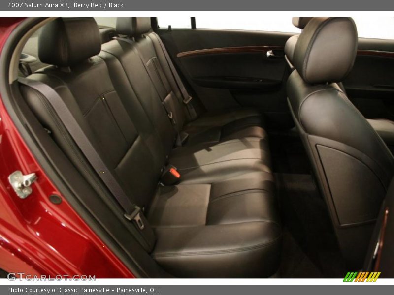 Berry Red / Black 2007 Saturn Aura XR