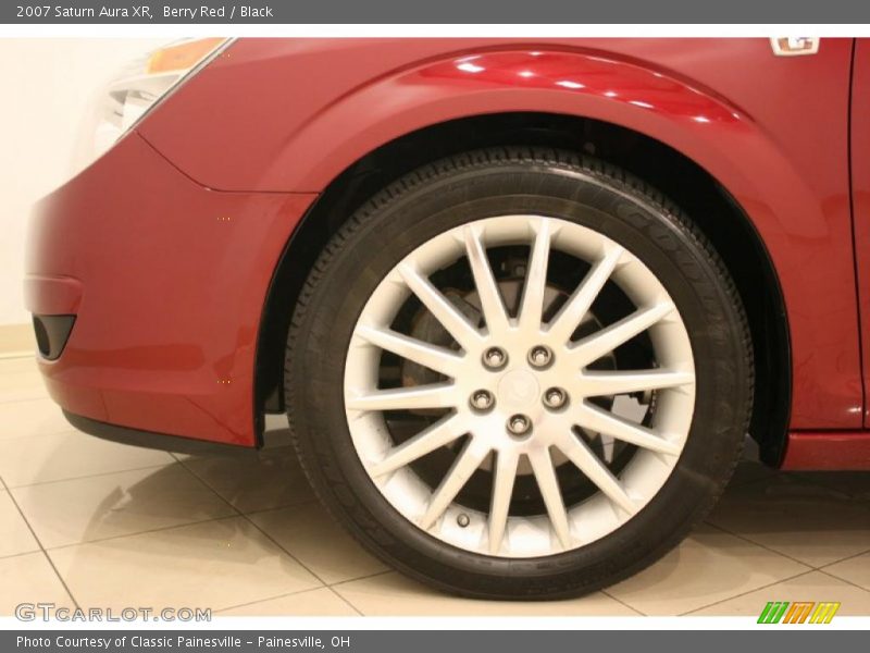 Berry Red / Black 2007 Saturn Aura XR