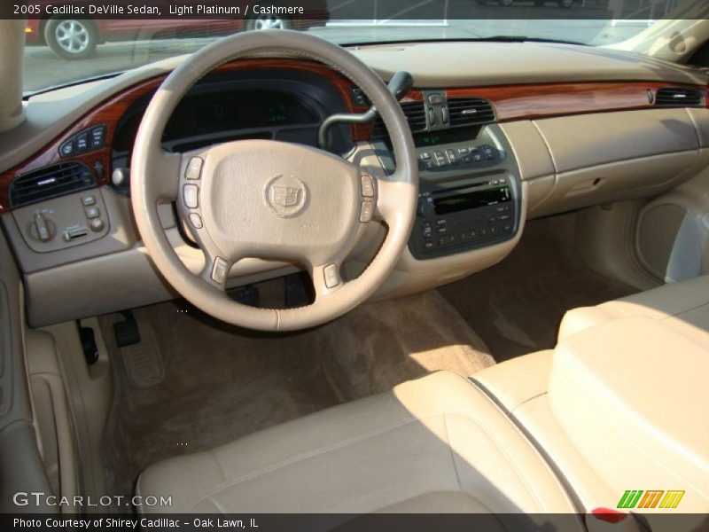 Light Platinum / Cashmere 2005 Cadillac DeVille Sedan