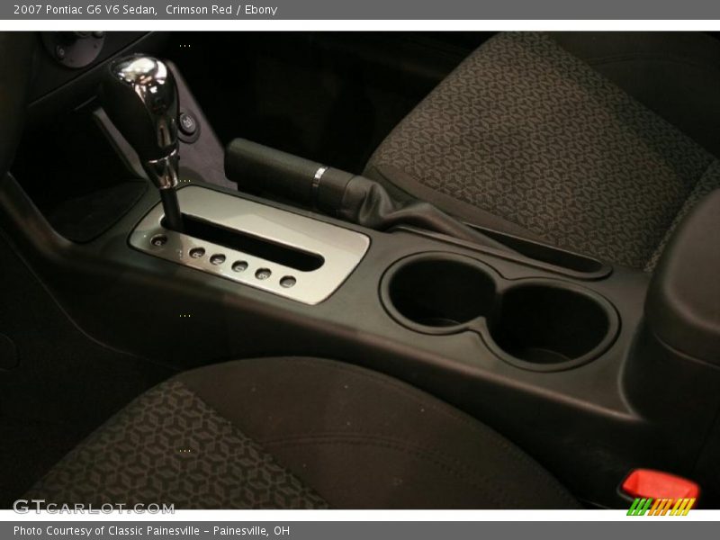 Crimson Red / Ebony 2007 Pontiac G6 V6 Sedan
