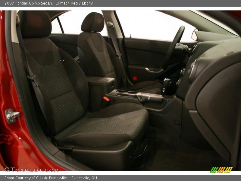 Crimson Red / Ebony 2007 Pontiac G6 V6 Sedan