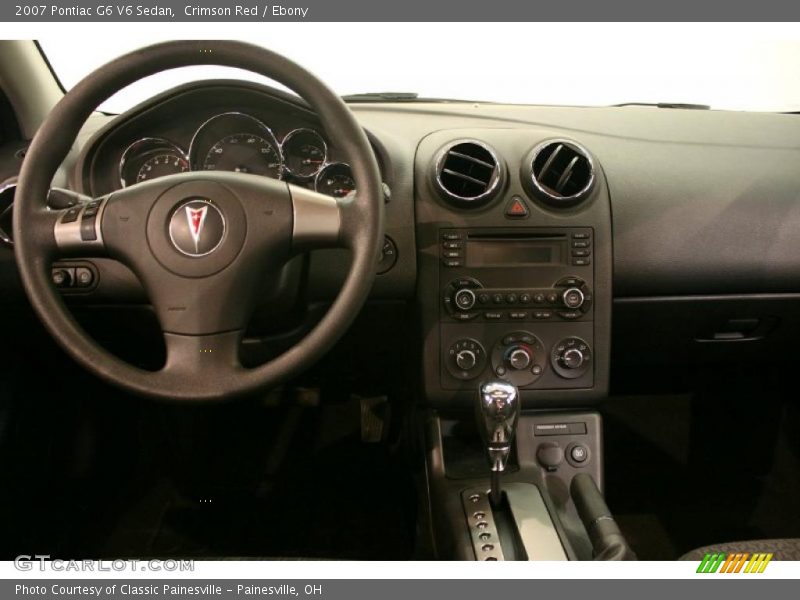 Crimson Red / Ebony 2007 Pontiac G6 V6 Sedan