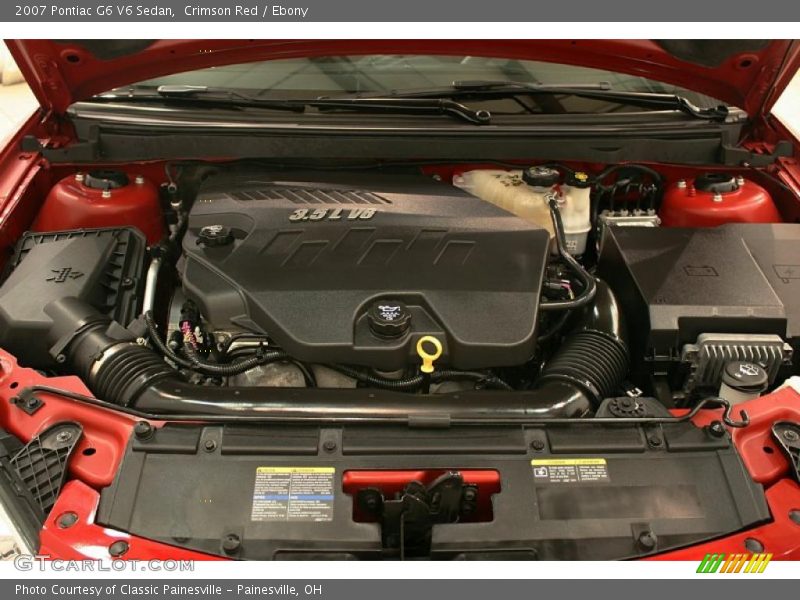 Crimson Red / Ebony 2007 Pontiac G6 V6 Sedan