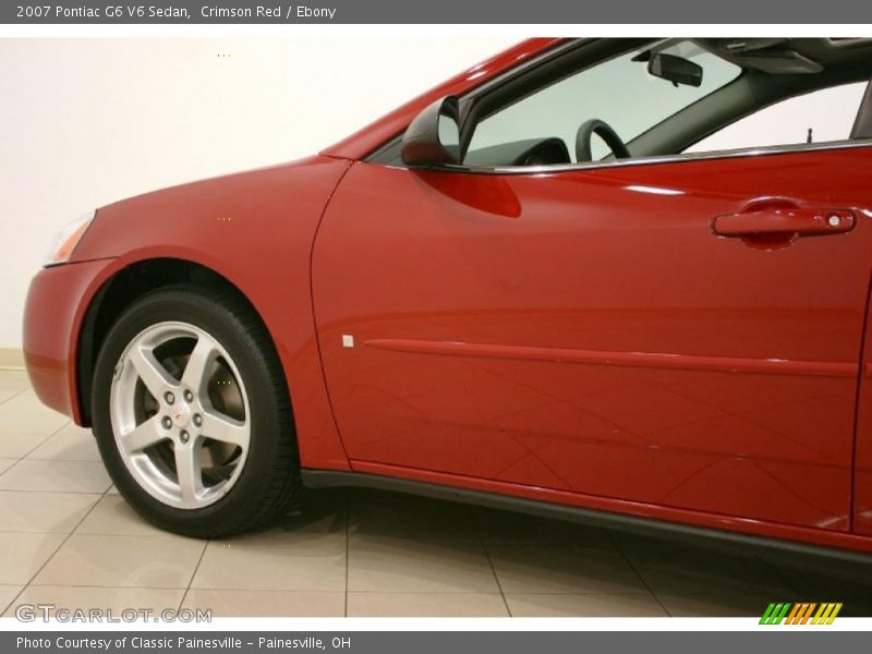 Crimson Red / Ebony 2007 Pontiac G6 V6 Sedan