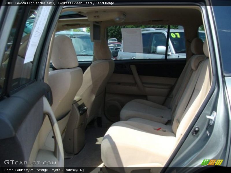 Cypress Green Pearl / Sand Beige 2008 Toyota Highlander 4WD