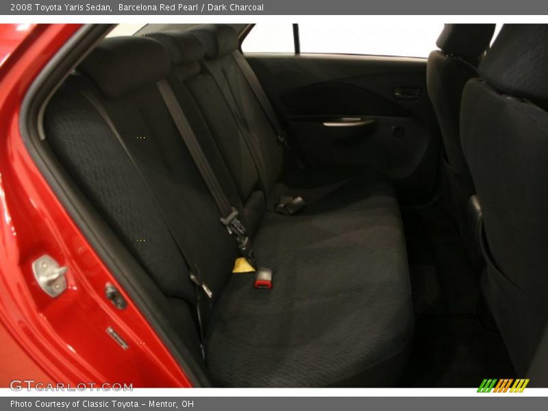 Barcelona Red Pearl / Dark Charcoal 2008 Toyota Yaris Sedan