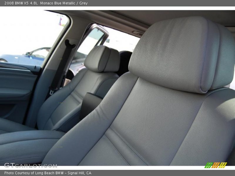 Monaco Blue Metallic / Grey 2008 BMW X5 4.8i