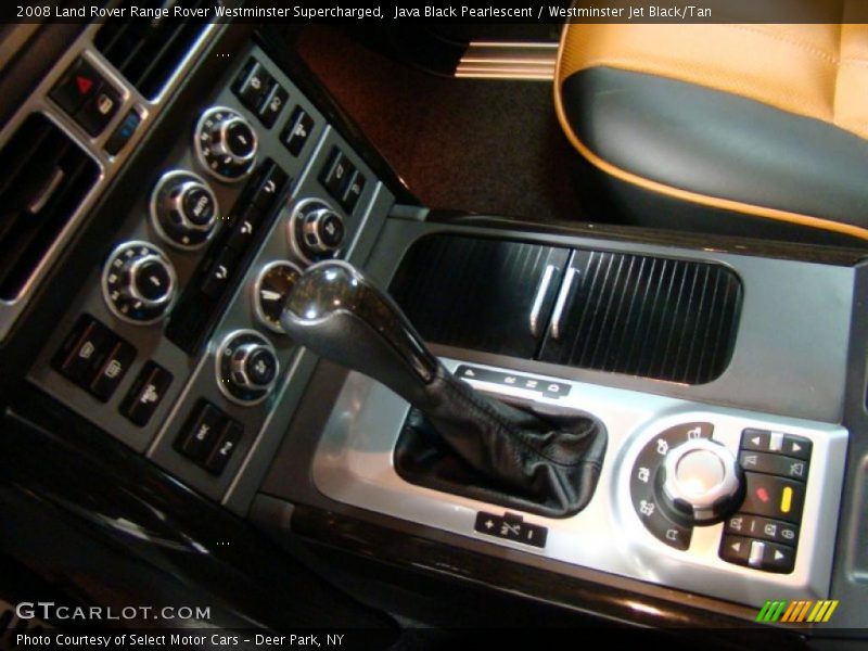 Java Black Pearlescent / Westminster Jet Black/Tan 2008 Land Rover Range Rover Westminster Supercharged