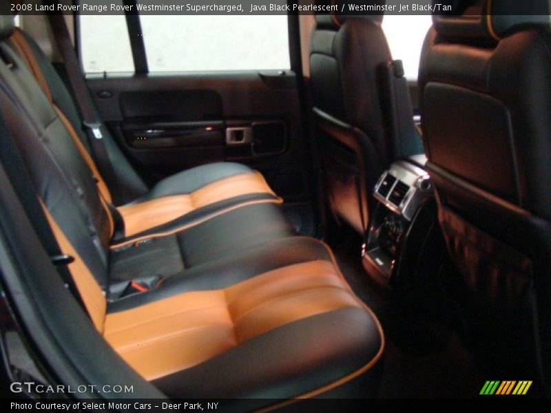 Java Black Pearlescent / Westminster Jet Black/Tan 2008 Land Rover Range Rover Westminster Supercharged