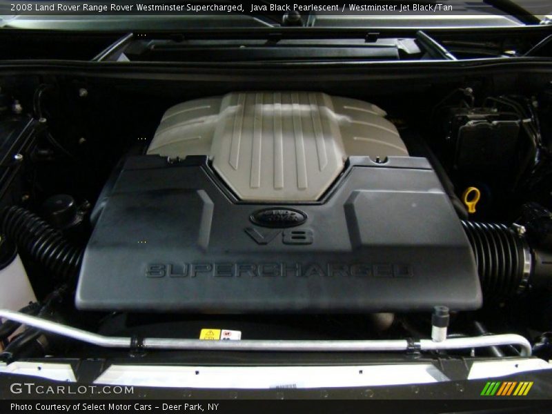 Java Black Pearlescent / Westminster Jet Black/Tan 2008 Land Rover Range Rover Westminster Supercharged