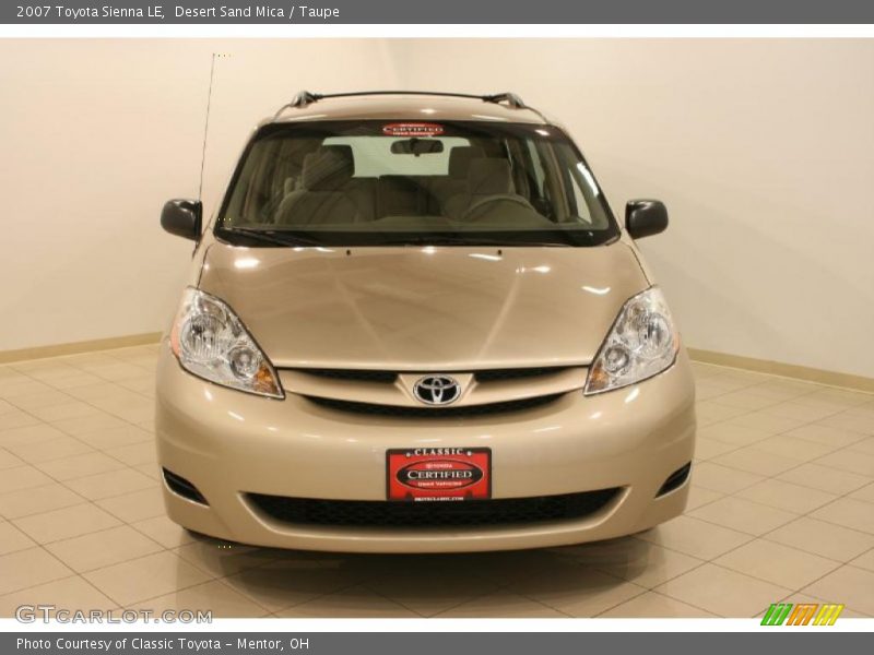 Desert Sand Mica / Taupe 2007 Toyota Sienna LE
