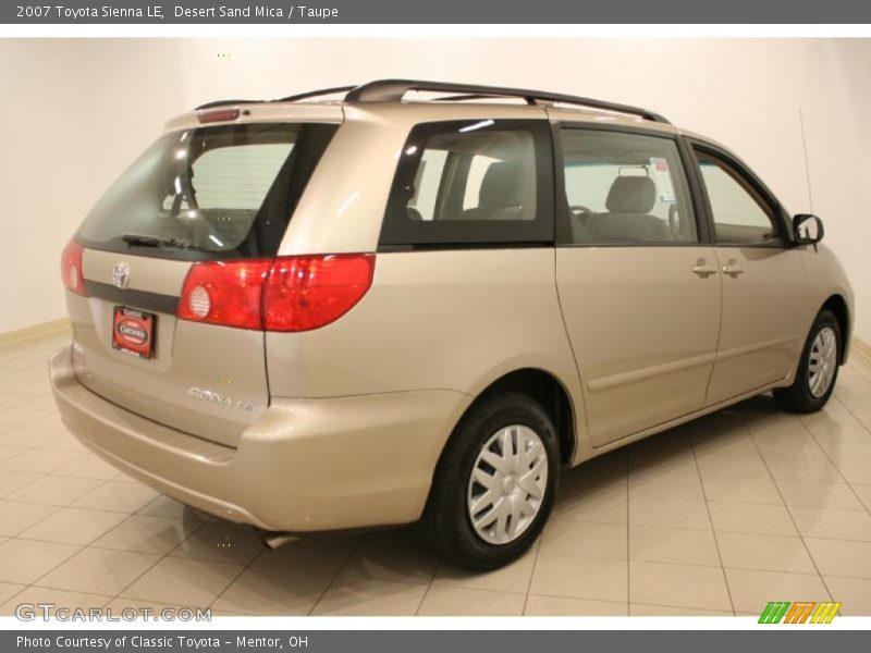 Desert Sand Mica / Taupe 2007 Toyota Sienna LE