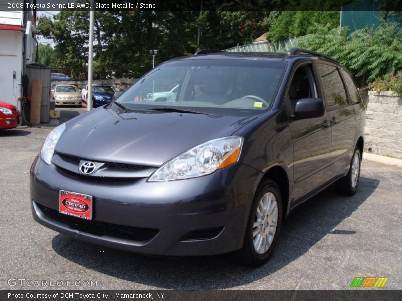Slate Metallic / Stone 2008 Toyota Sienna LE AWD