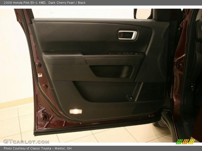 Dark Cherry Pearl / Black 2009 Honda Pilot EX-L 4WD