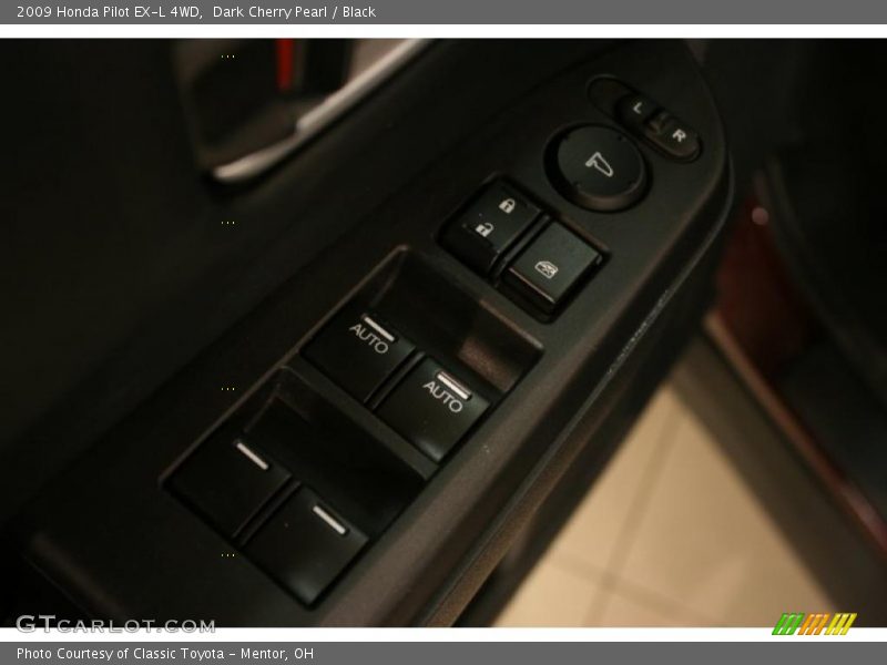 Dark Cherry Pearl / Black 2009 Honda Pilot EX-L 4WD