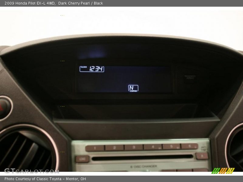 Dark Cherry Pearl / Black 2009 Honda Pilot EX-L 4WD